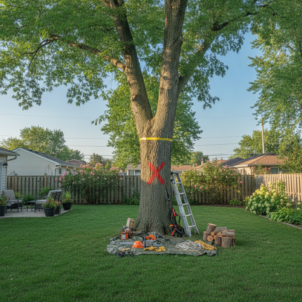 Tree Removal Preparation