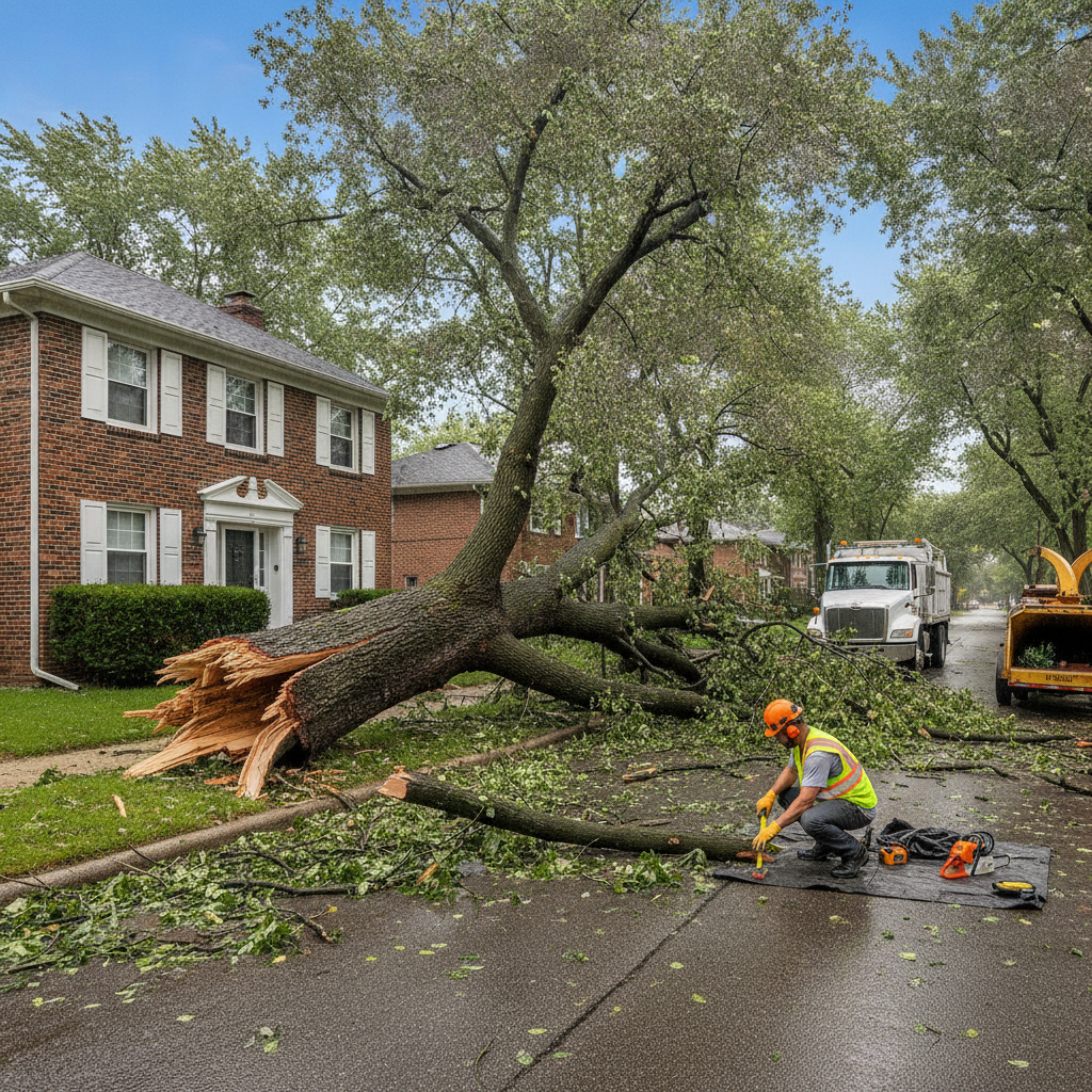 24 Hour Emergency Tree Service After a Storm