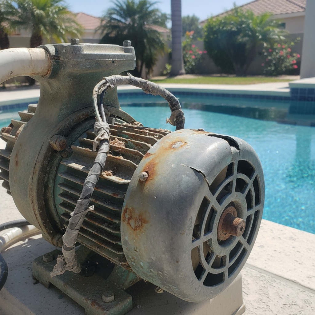 Pool pump motor inspection and repair in Rancho Santa Margarita CA neighborhood
