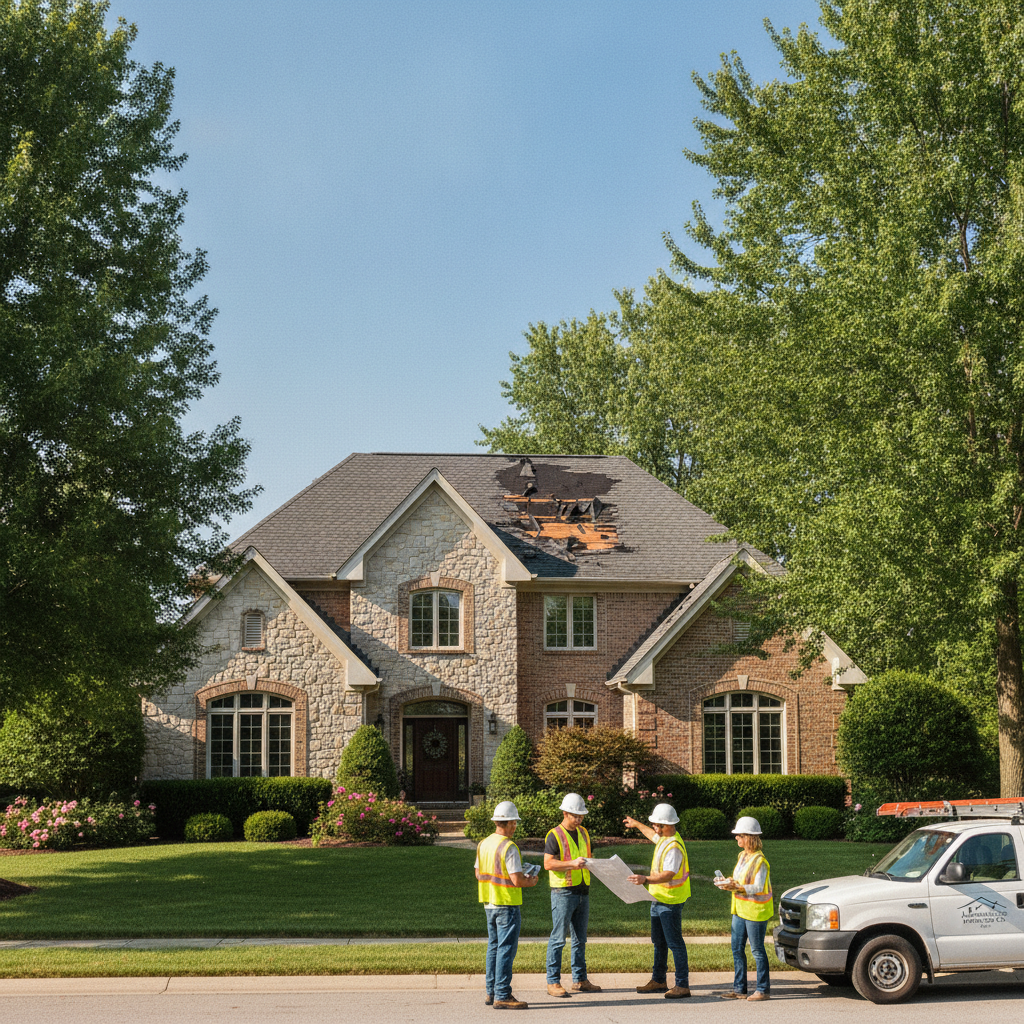 Storm Damage Roof Repair Hero Image