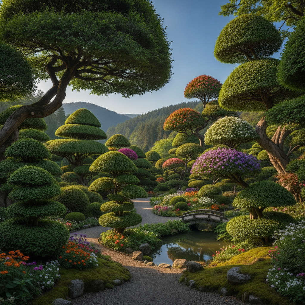 Tree Pruning in Landscape Aesthetics