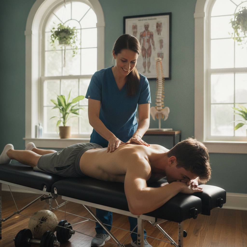 Chiropractic treatment for sports injuries