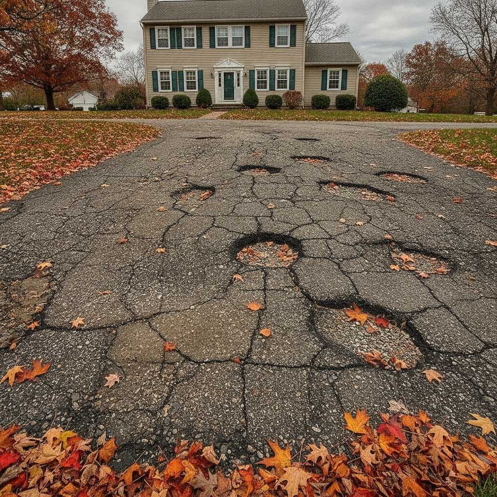 Asphalt repair Lodi NJ - seasonal damage patterns on commercial and residential pavement