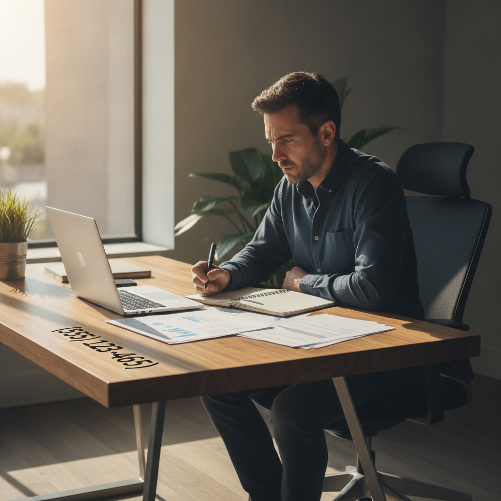 Preparing an apnTech Support Question About an Incorrect Business Phone Number