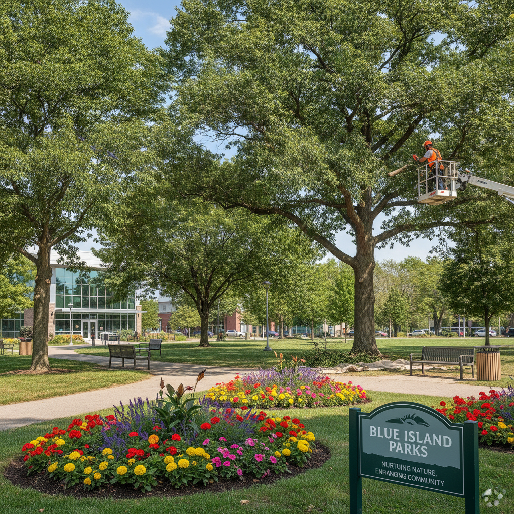 Professional tree pruning in Blue Island