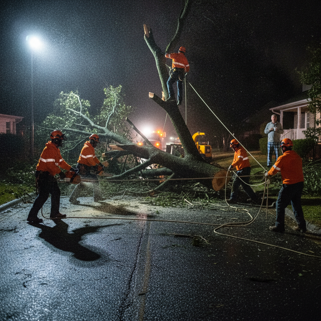24 Hour Emergency Tree Service Hero Image
