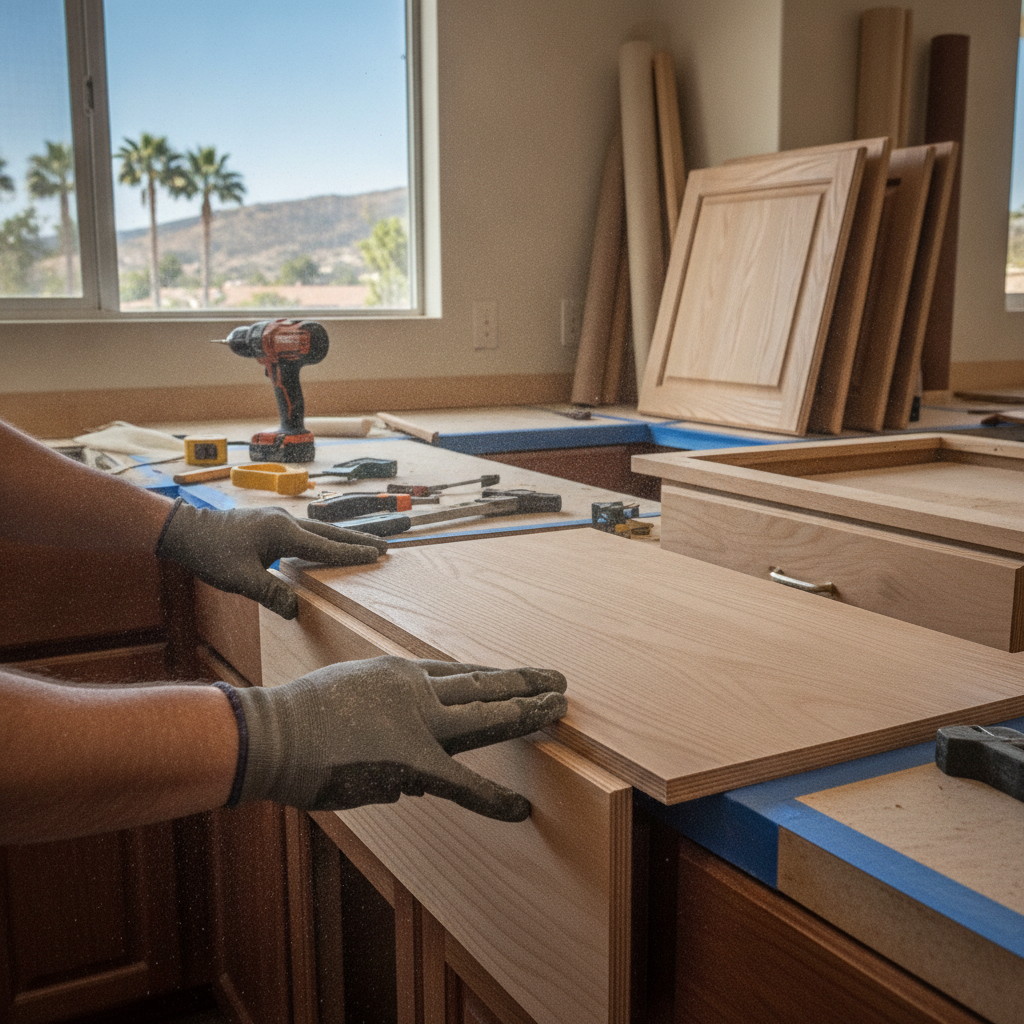 Transform Your Kitchen with Cabinet Refacing in Vista — professional image