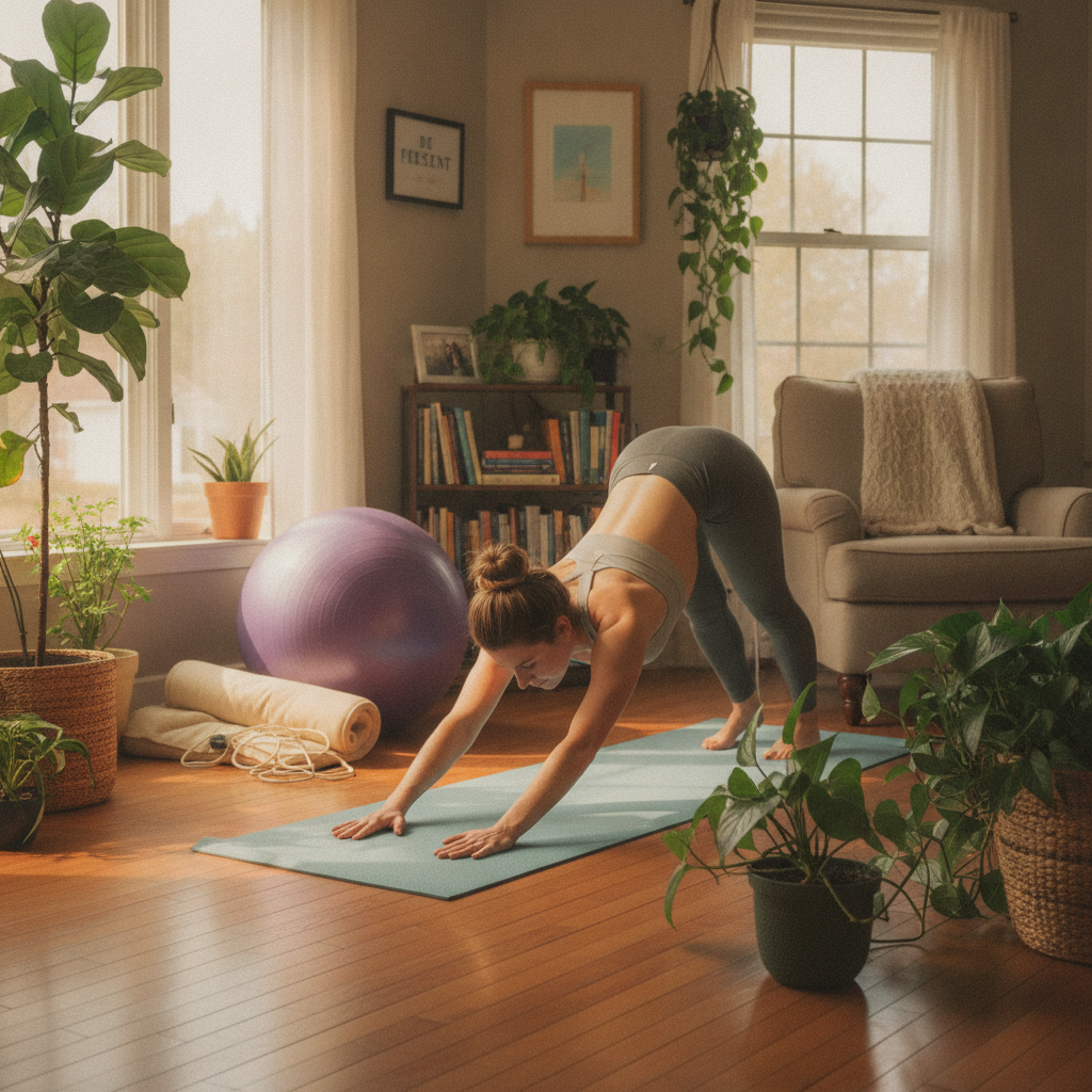 Person using proper stretching technique for sciatica treatment Rochester Hills