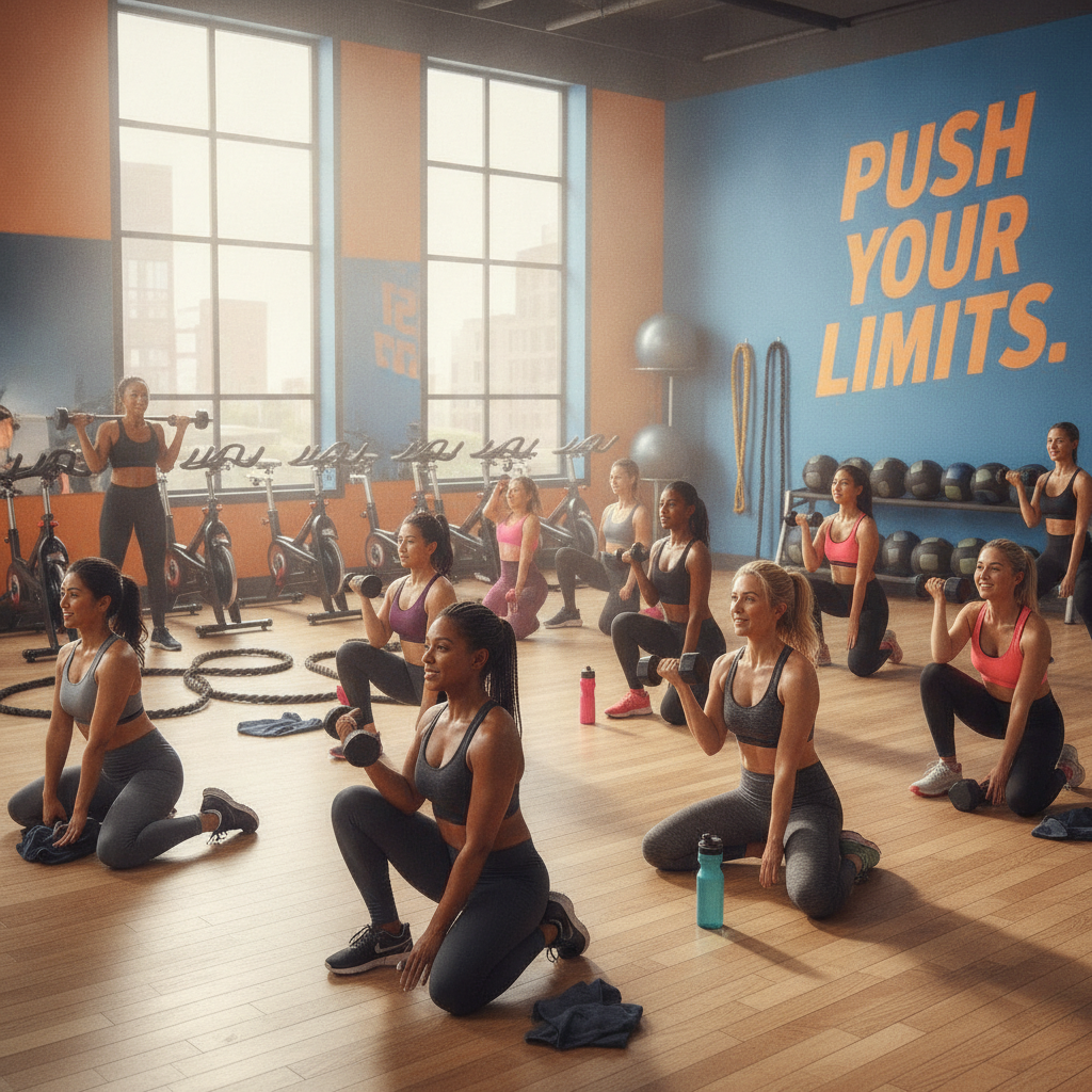 Women participating in small-group gym classes in Glendale AZ, building strength and community support