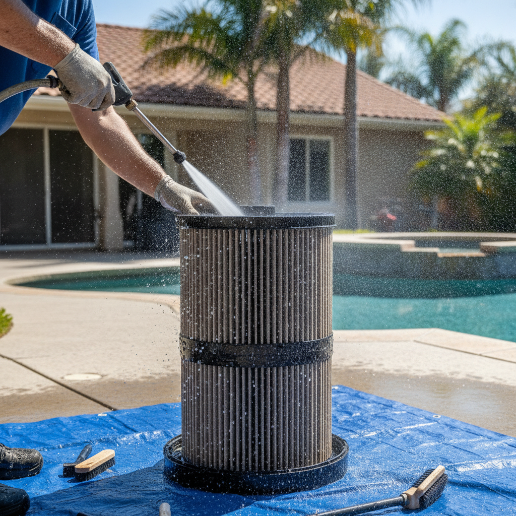 Expert Pool Filter Cleaning Service Irvine CA — professional image