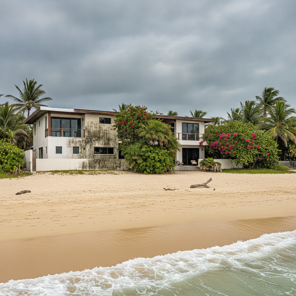 Pressure washing a Fort Lauderdale home exterior with salt air, rain, and mold buildup – how often should you pressure clean your home in Fort Lauderdale?