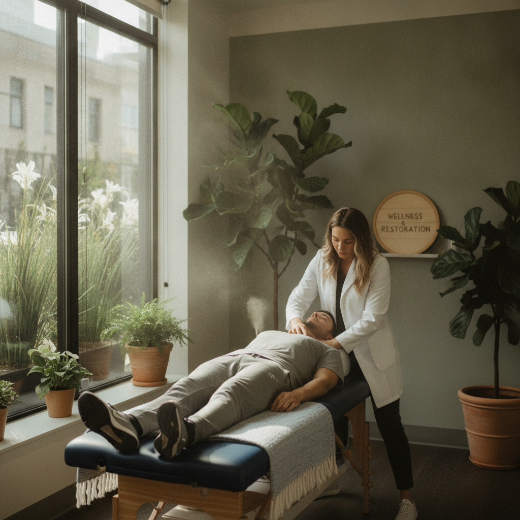 Chiropractor San Antonio TX helping a patient recover from whiplash injury without surgery
