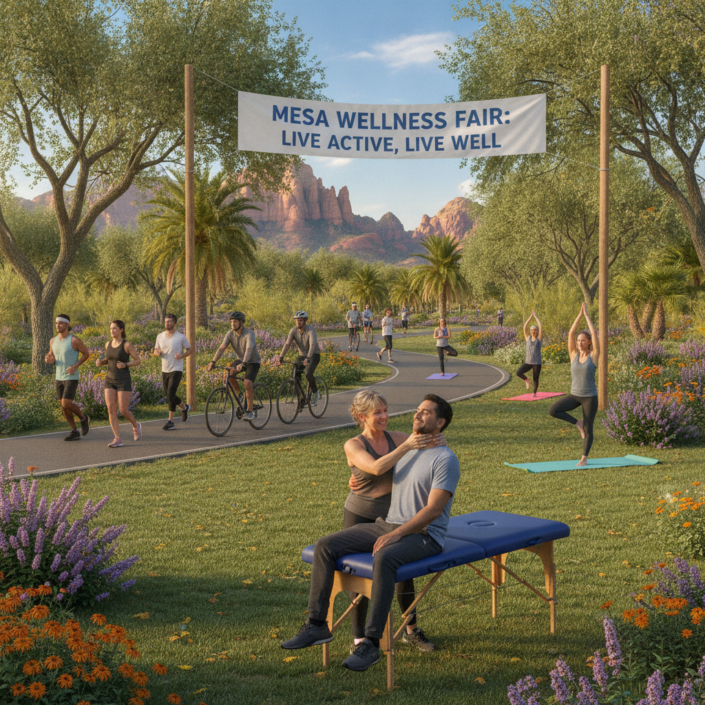 Active people enjoying outdoor wellness with Chiropractic Care Mesa AZ