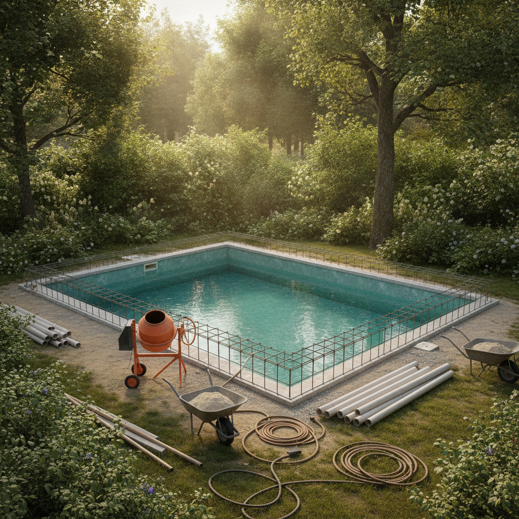 Technician installing pool equipment with modern tools, Pool Equipment Installation Irvine CA