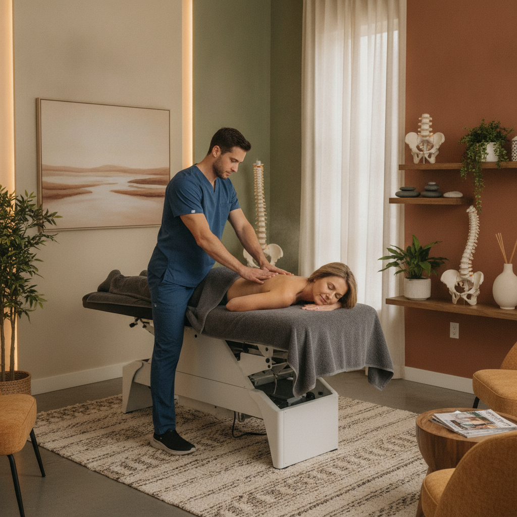 Manual medicine back pain treatment San Francisco patient with provider