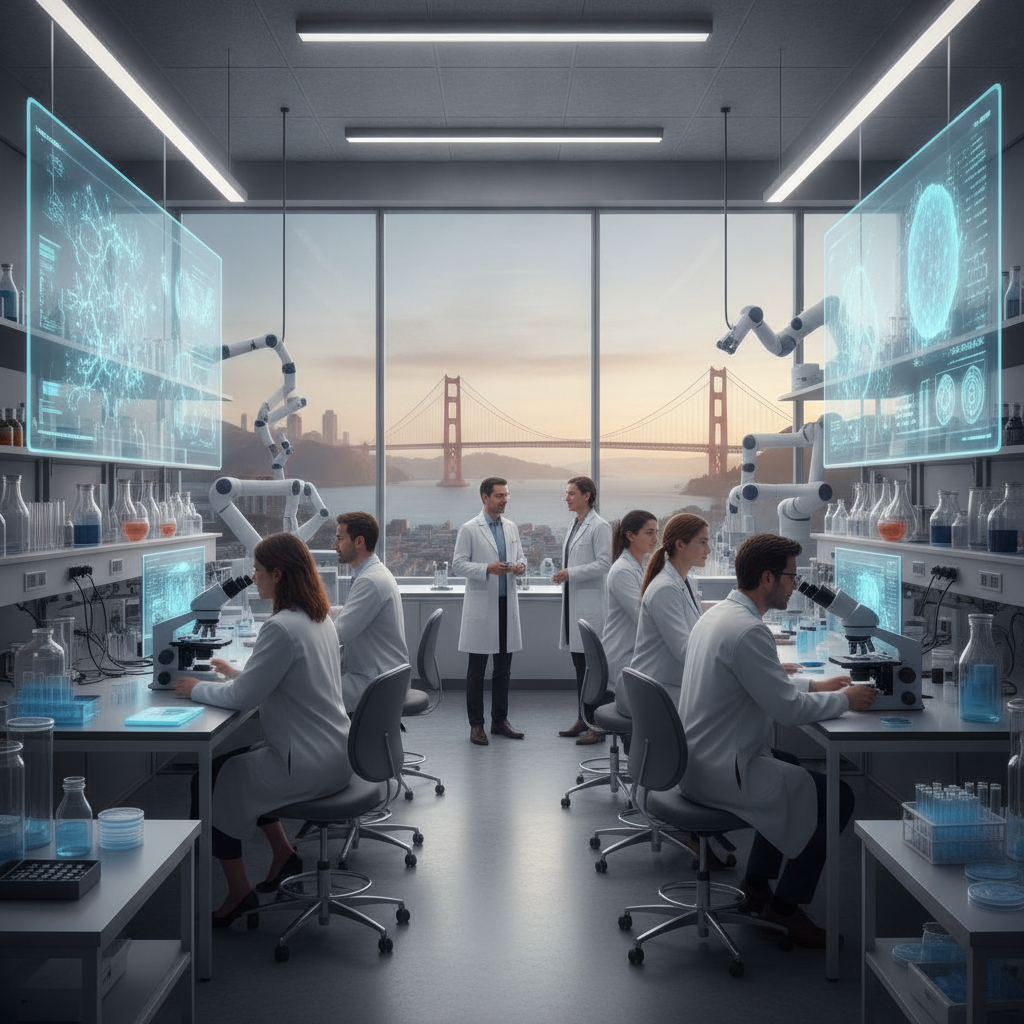 Patient consulting with doctor about advanced regenerative technology San Francisco