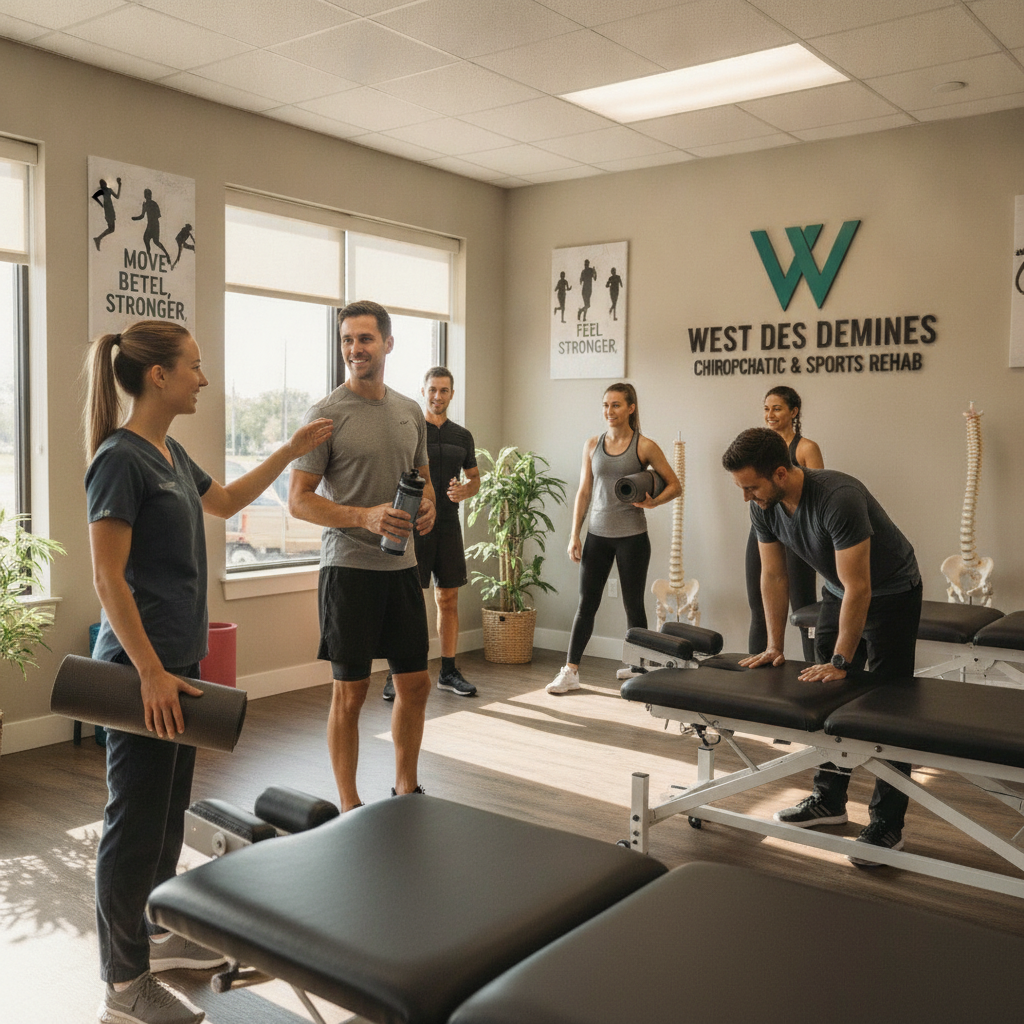 Chiropractor West Des Moines IA helping weekend athletes with back pain and recovery