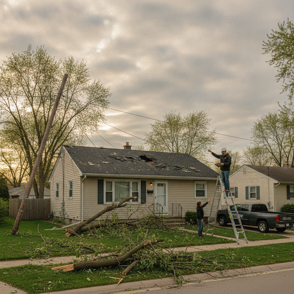 Storm Damage Roof Repair