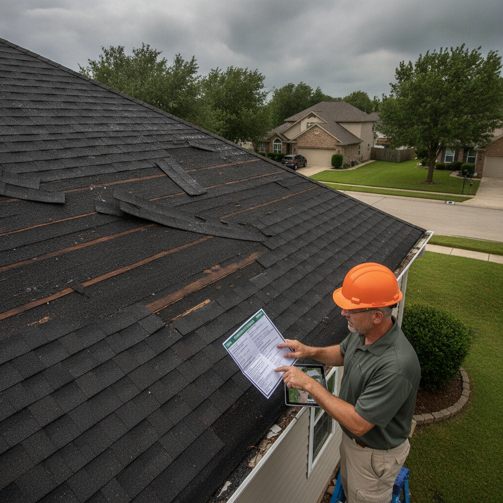 Storm Damage Roof Repair