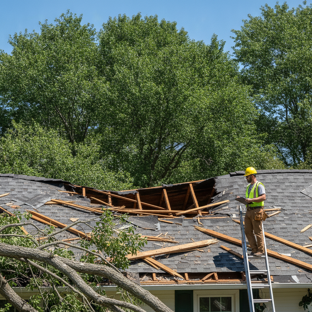 Storm Damage Roof Repairs Environmental Impact