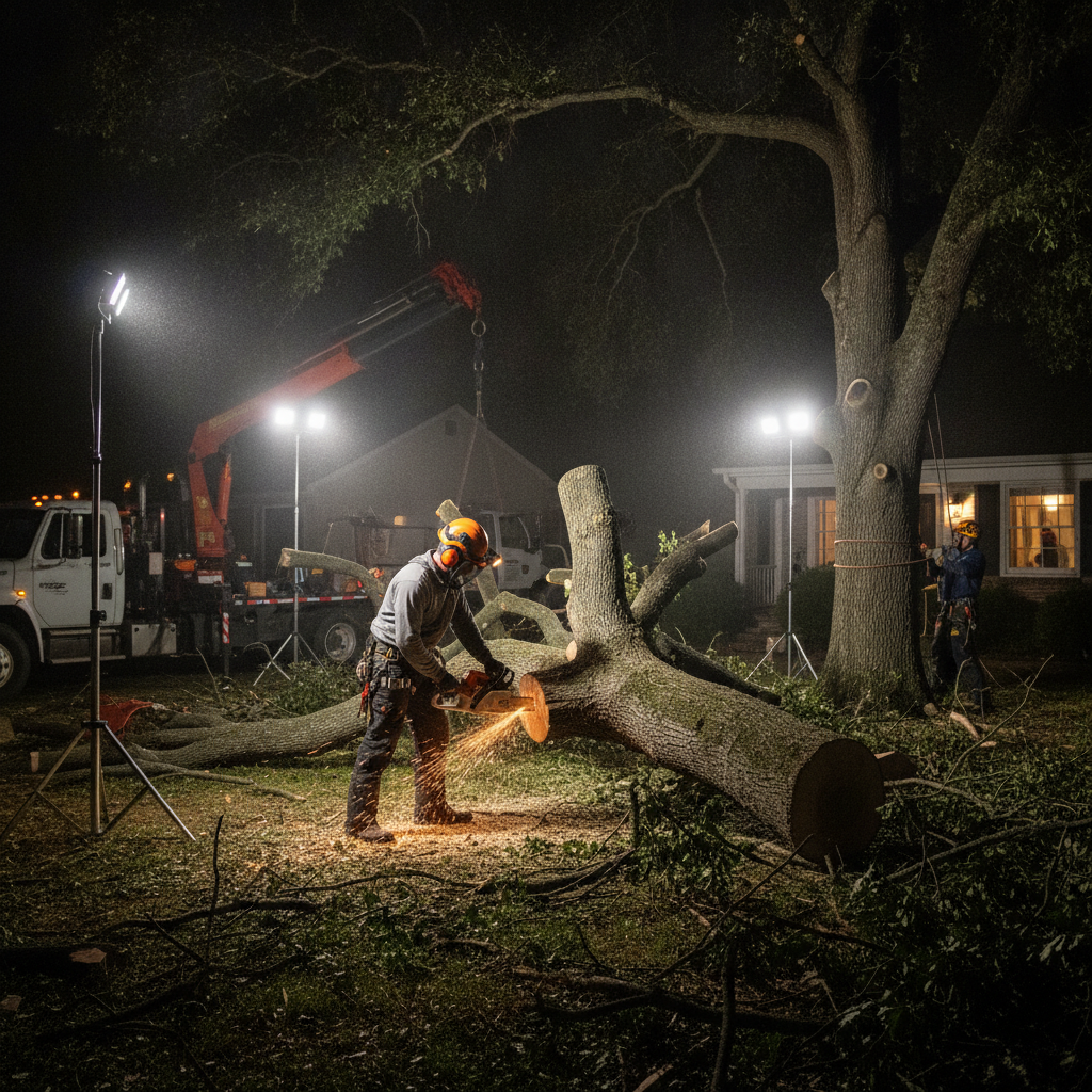 24 Hour Emergency Tree Service Hero Image